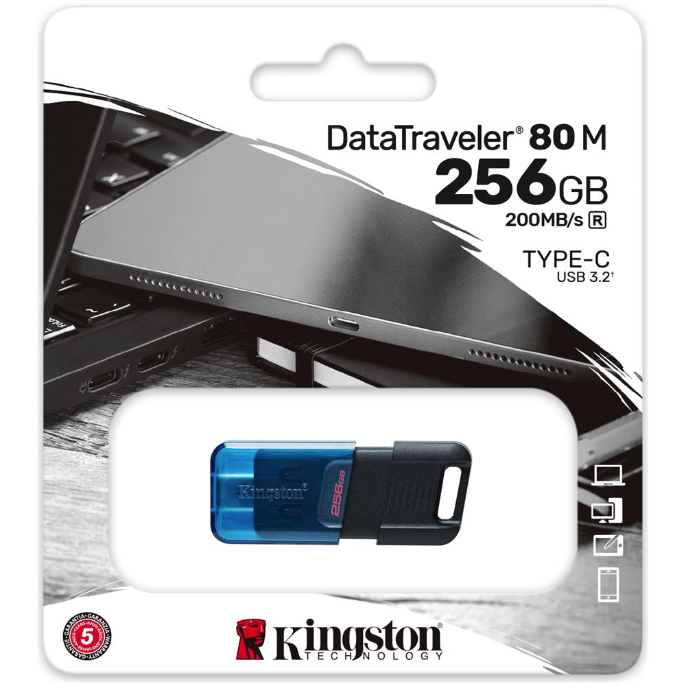 Technology DataTraveler 256GB 80 M 200MB /s USB-C 3.2 Gen 1 - Foto 4