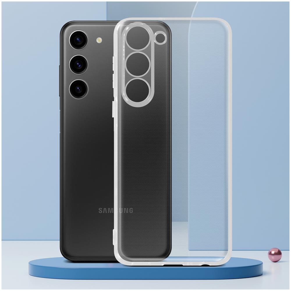 Cover Per Samsung S23 Silicone Flessibile Trasparente Con Protezione Fotocamera - Foto 5