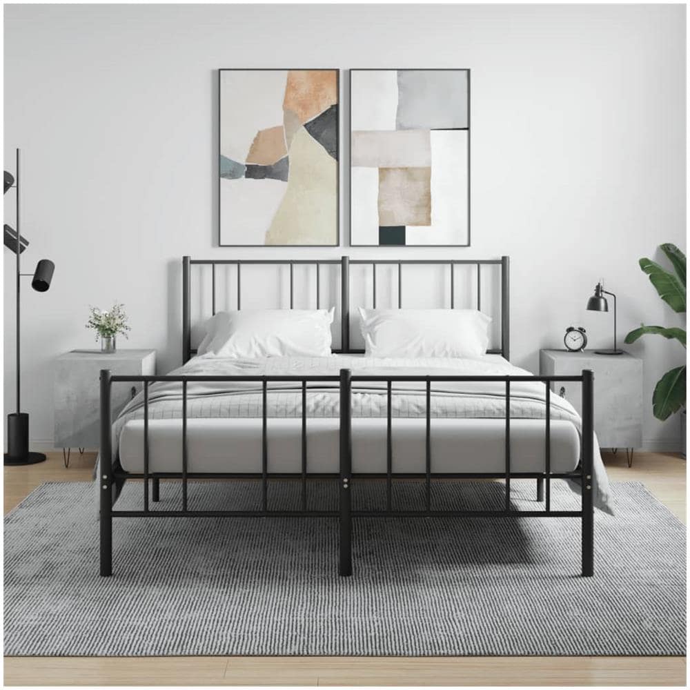 Comodini 2 Pz Grigio Cemento 40x40x50 Cm In Legno Multistrato - Foto 1