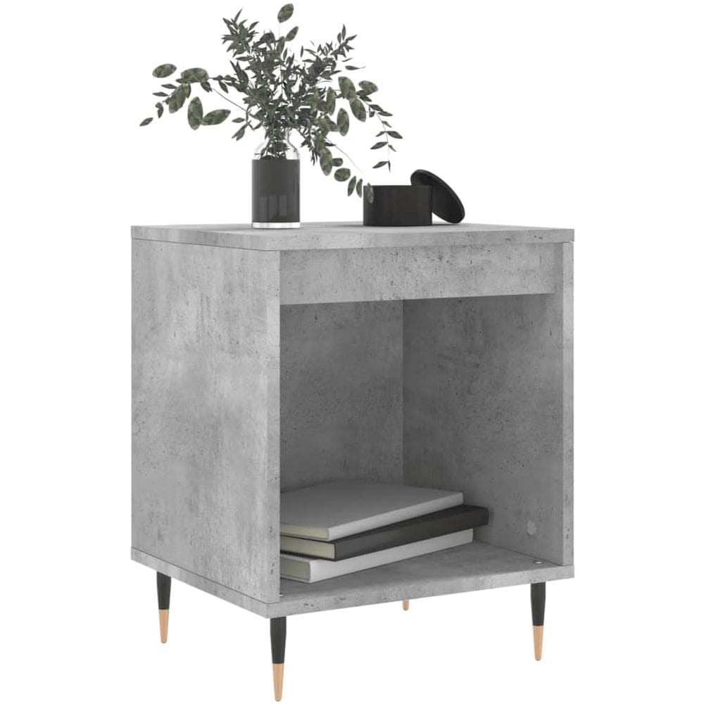 Comodini 2pz Grigio Cemento 40x35x50 Cm In Legno Multistrato - Foto 3