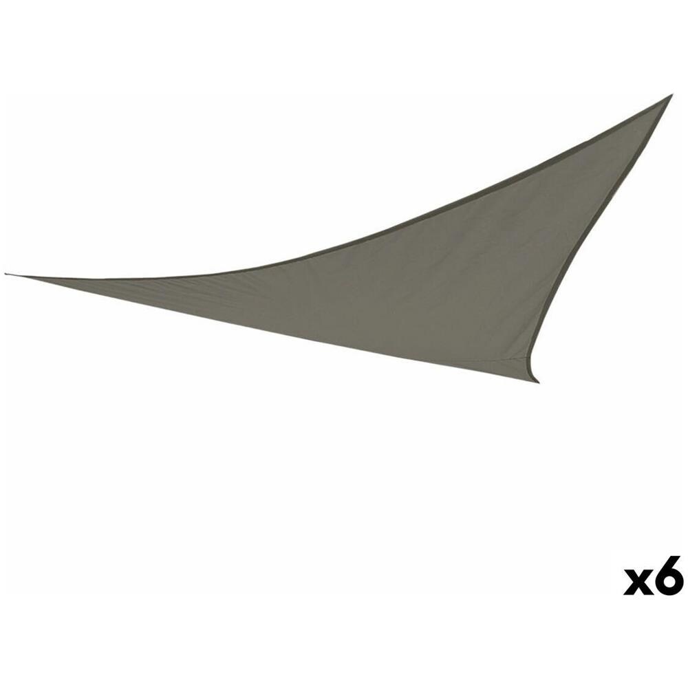 Tenda Aktive Triangolare 360 X 0,5 X 360 Cm Grigio Poliestere (6 Unità) - Foto 1