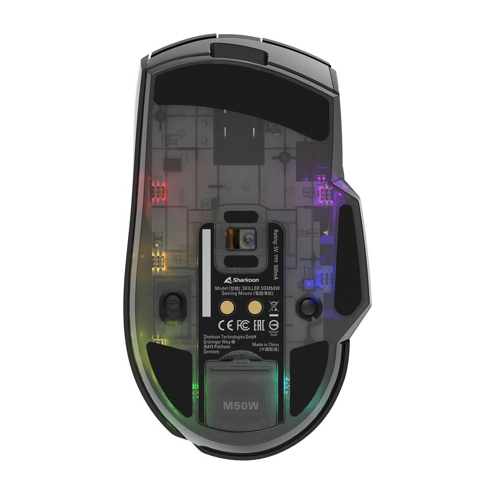 SGM50W mouse Giocare Mano destra RF Wireless + USB Type-A Ottico 6400 DPI - Foto 8