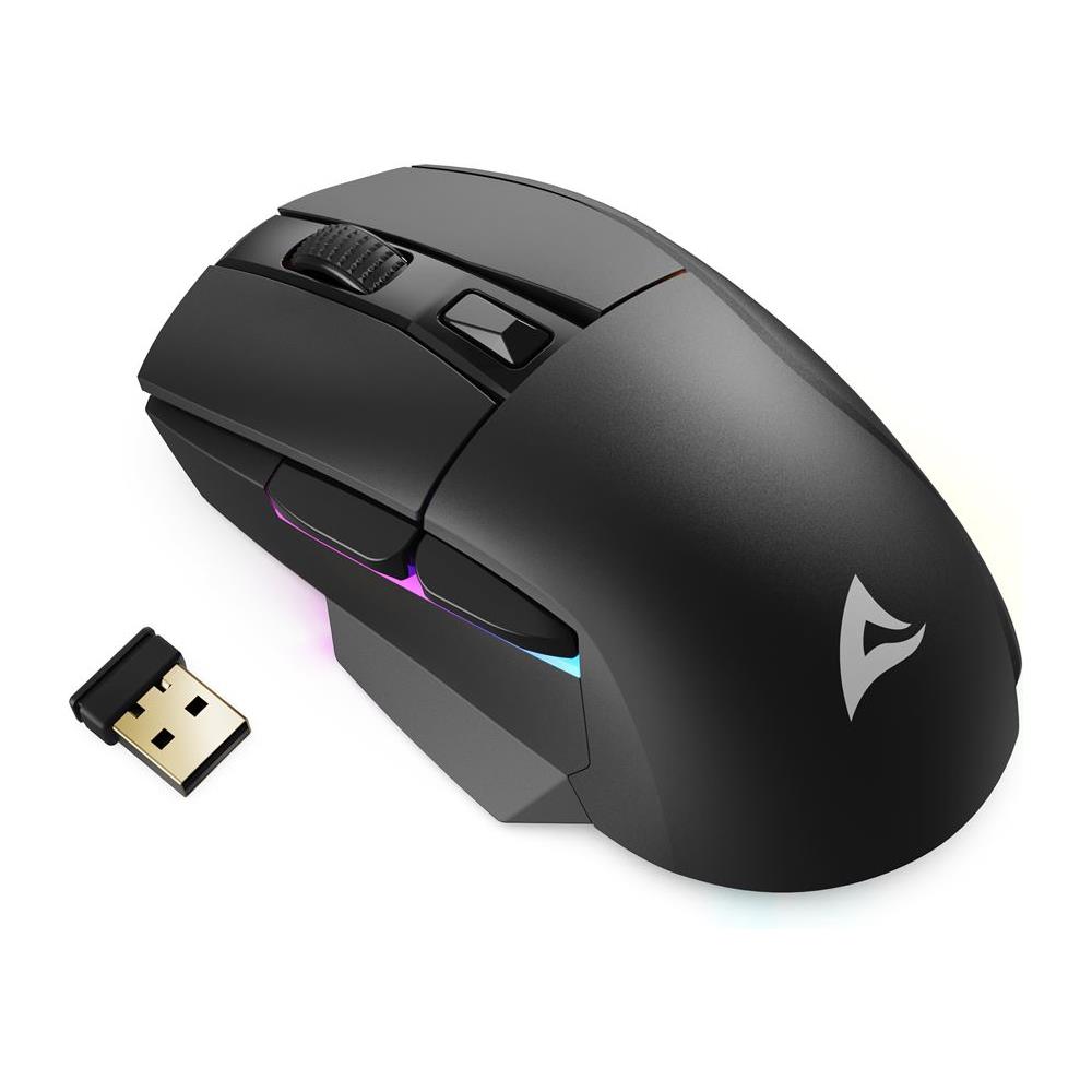 SGM50W mouse Giocare Mano destra RF Wireless + USB Type-A Ottico 6400 DPI - Foto 2