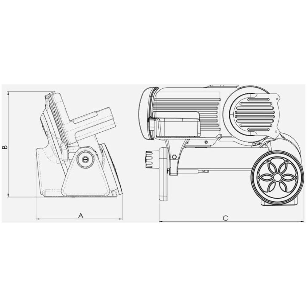 Affettatrice Icon Line 170 Capacità Lama 170 mm Potenza 190 W Colore Rosso - Foto 3