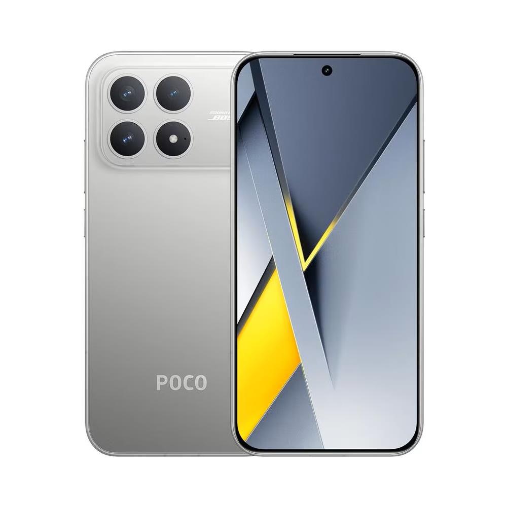 Poco F8 Pro 5G 256GB 12GB Ram Display 6.59" AMOLED 120Hz Main Camera 50MP Tele 60mm Audio Sound by Bose Dual Sim (nano+eSim) USB tipo-C HyperOS 3 Snapdragon 8 Elite 6210mAh Titanium Silver - Foto 1