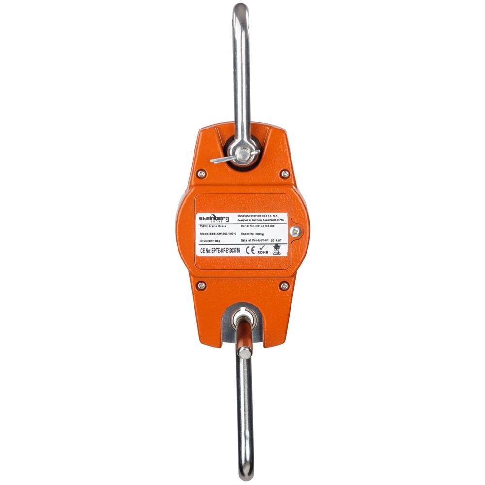 Bilancia Sospesa - 300 Kg / 100 G - Arancione - Foto 2