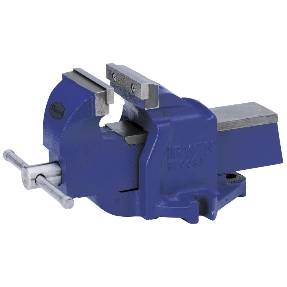 Morsa A Regolazione Rapida IRWIN 100 Mm – Ganascia In Acciaio Temprato, Base Girevole 120°, Corpo In Ghisa Grigia