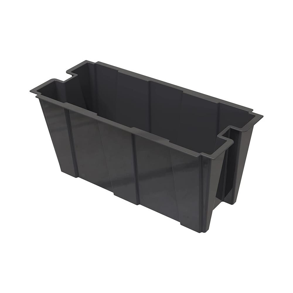 Vaso Rettangolare Interno Per Fioriera 'separe'' - 79 X 35 X H 37 Cm Lt. 63 - Antracite - Foto 3