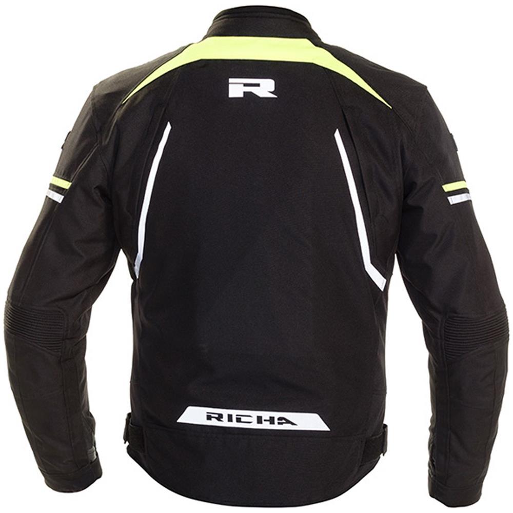 Giacca Impermeabile Moto Richa Gotham 2 Nero Fluorescent (l, Nero) - Foto 2