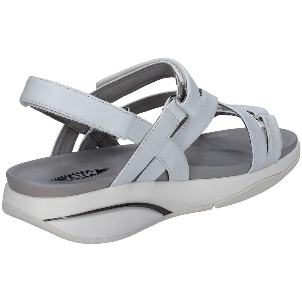 Sandali Donna Pelle Bianco - Tg 42 Eu - Foto 2