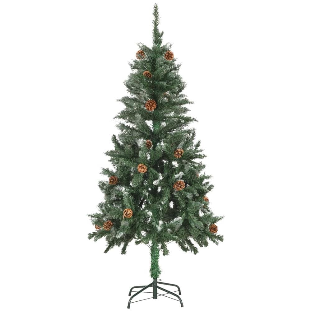Set Albero Natale Artificiale con LED Palline e Pigne 150 cm - Foto 3