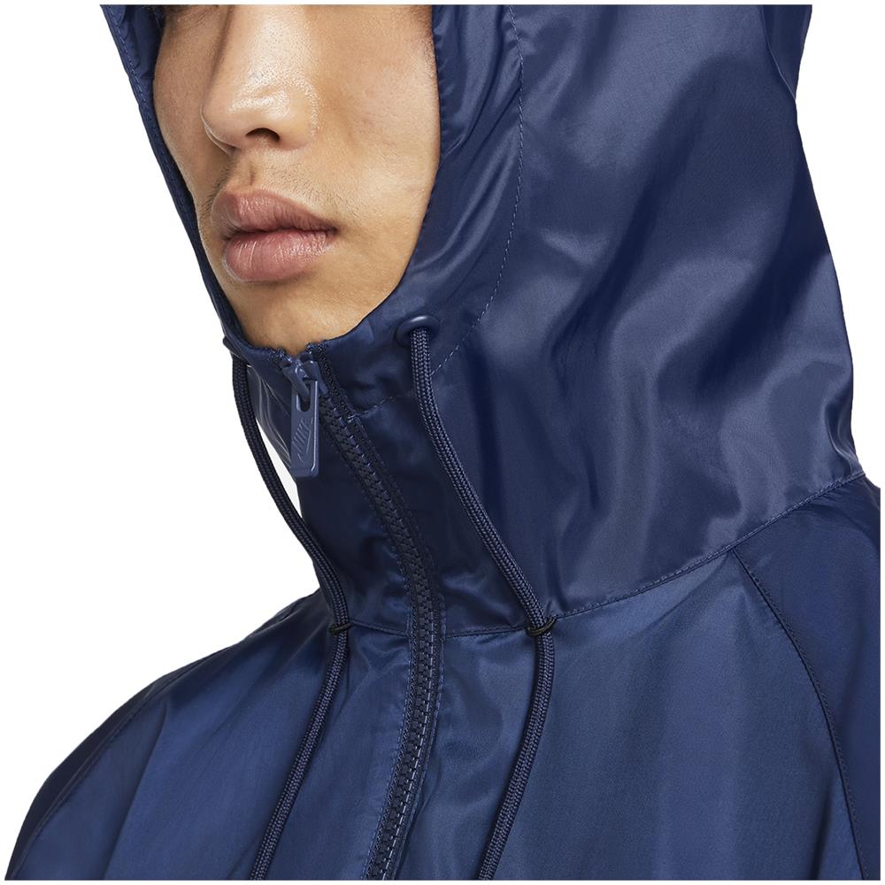 Giacca A Vento Da Uomo Con Cappuccio Windrunner Rosso Taglia L Cod Da0001-657 - Foto 5