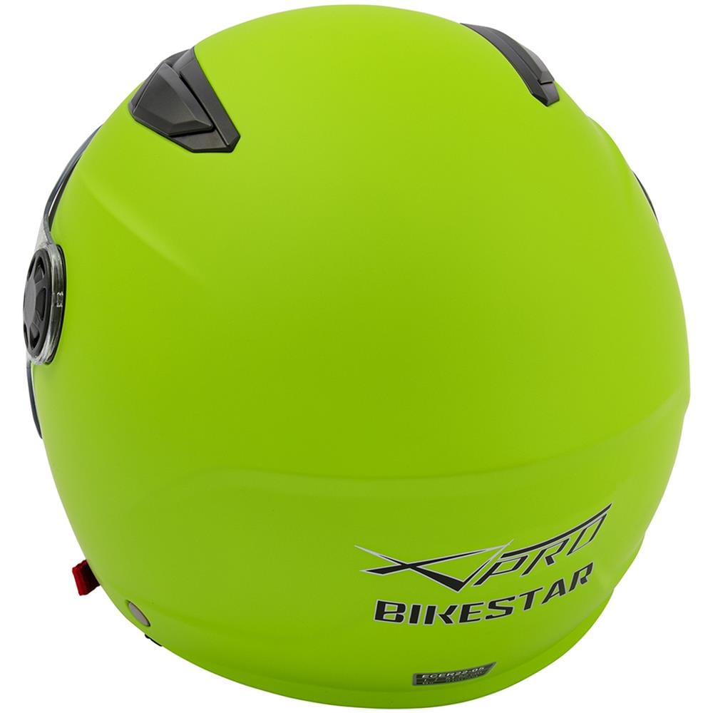Casco Scooter Moto Bambino Ragazzo Protettivo Certificato Ece2205 Verde Opaco Xl - Foto 5