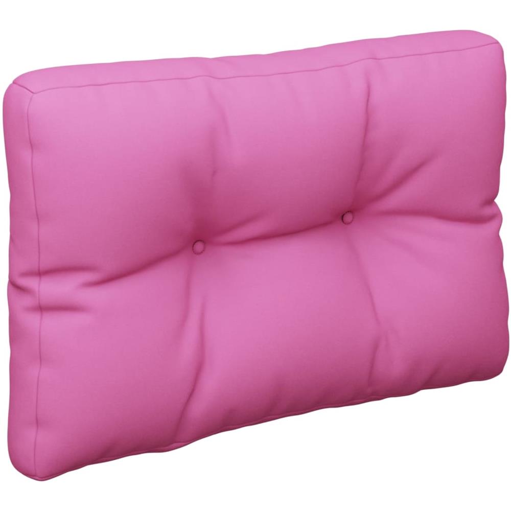 Cuscino Per Divano Pallet Rosa 50x40x12 Cm Tessuto - Foto 2