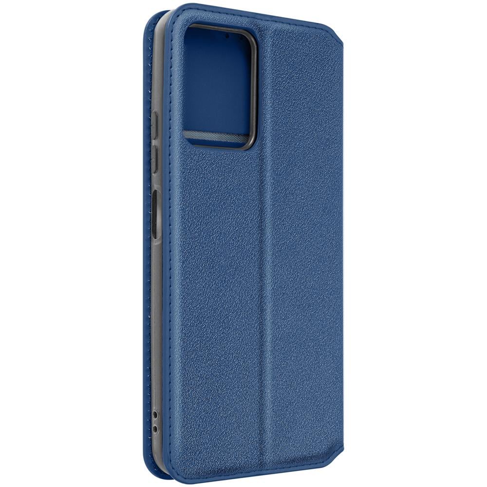 Custodia Per Xiaomi Redmi Note 12 4g Portafoglio Funzione Supporto Video Blu - Foto 1