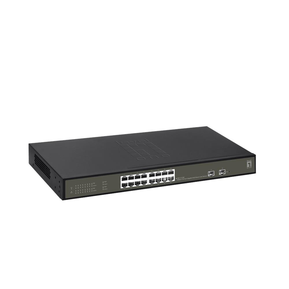 GES-2118P switch di rete Gestito L2 Gigabit Ethernet (10/100/1000) Supporto Power over Ethernet (PoE) Nero - Foto 4