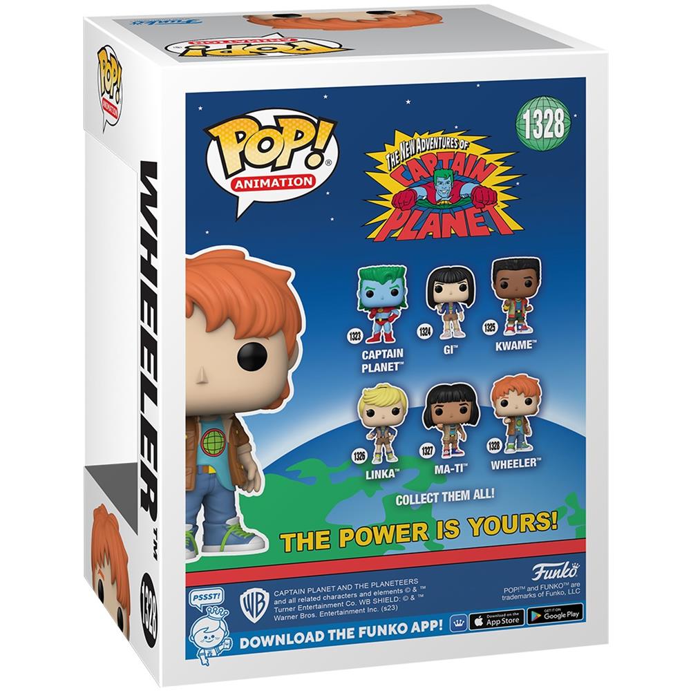 Captain Planet And The Planeteers Pop! Animation Figure Wheeler 9 Cm - Foto 4
