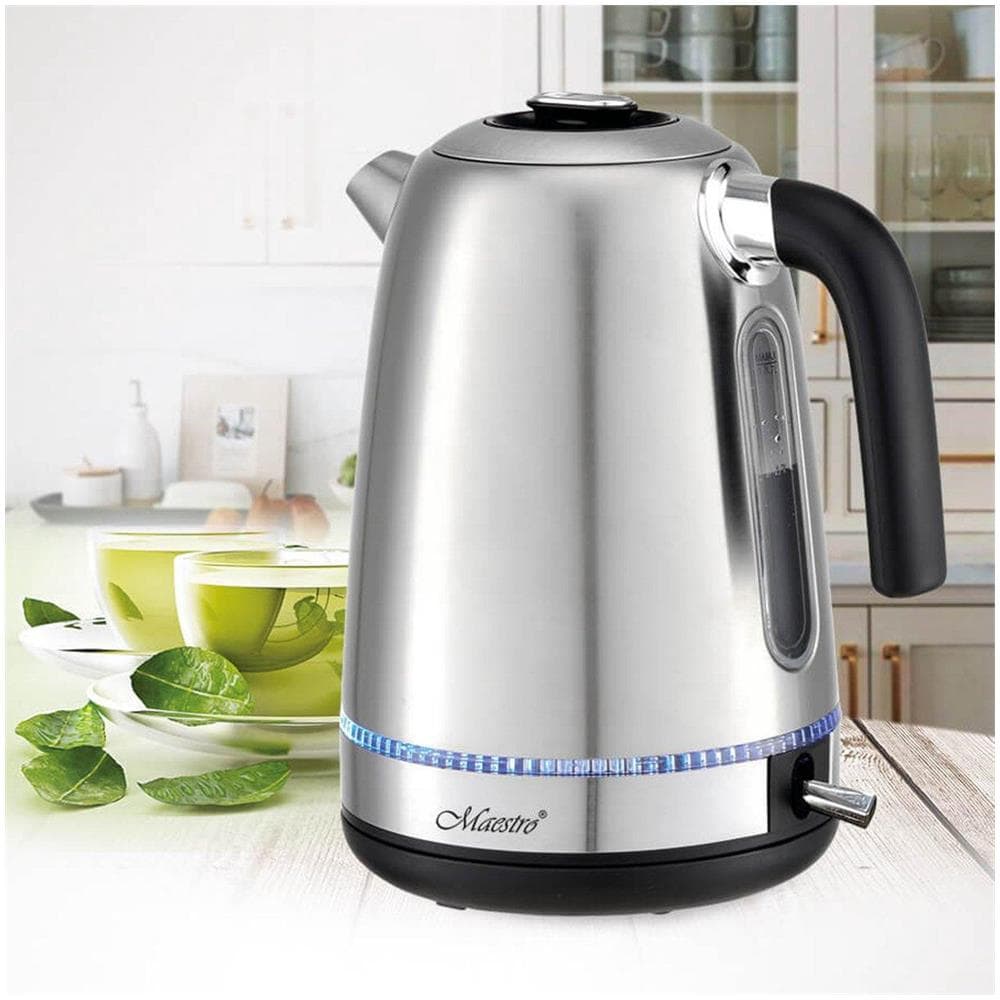 Mr-050 Bollitore Elettrico Con Illuminazione, Argento 1,7 L - Foto 2