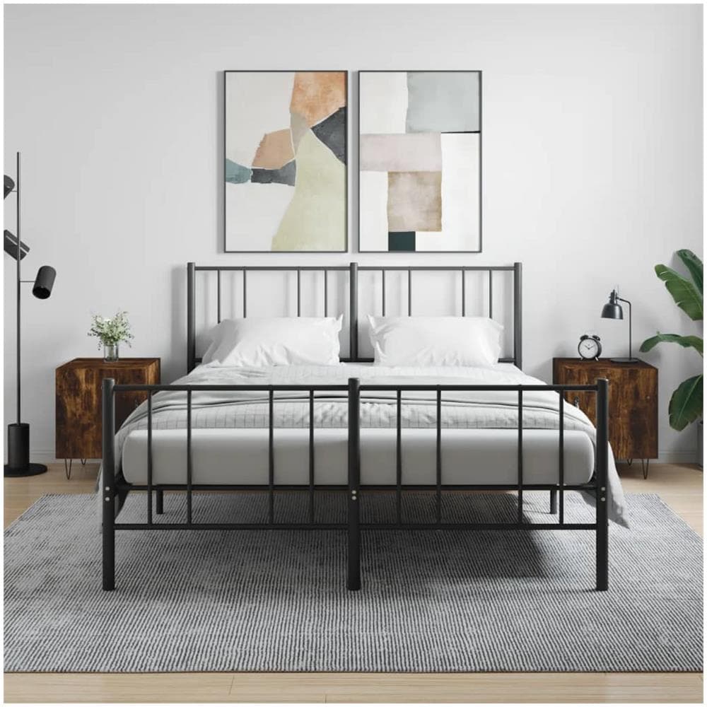 Comodini 2 Pz Rovere Fumo 40x40x50 Cm In Legno Multistrato - Foto 1