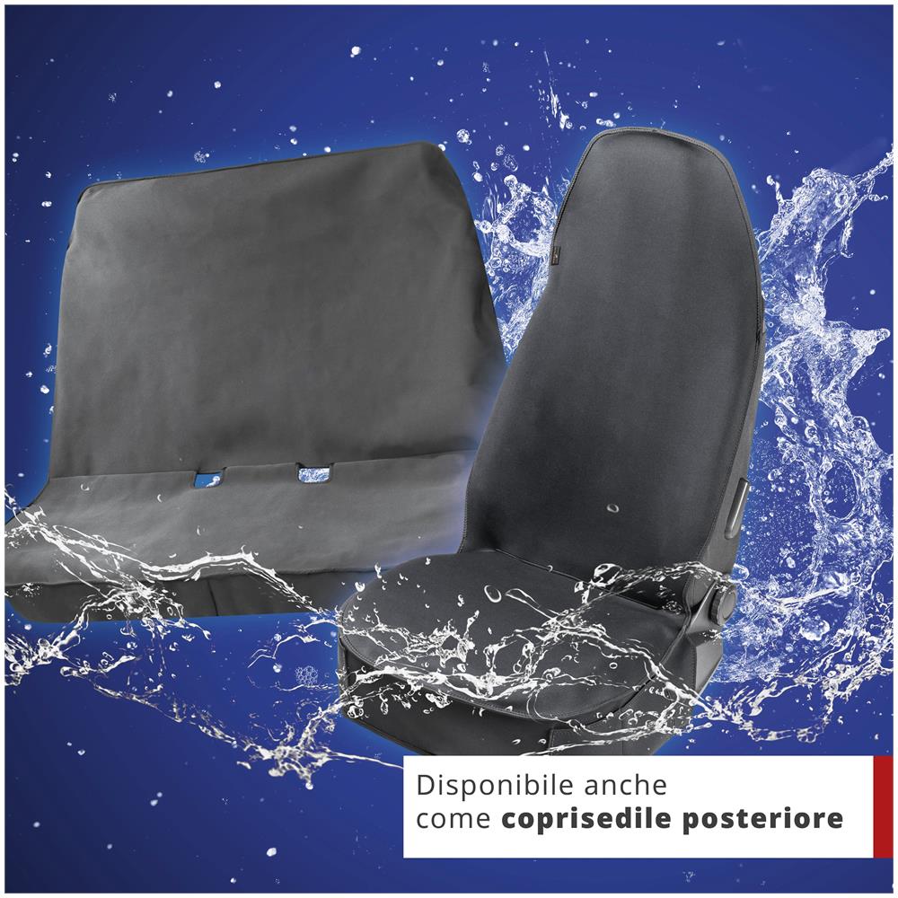 Coprisedile Auto In Neoprene, Protezione Sedile Anteriore Impermeabile, Robusta Copertura Protettiva Universale E Cuscinetto Protettivo Auto /autocarro - Foto 6