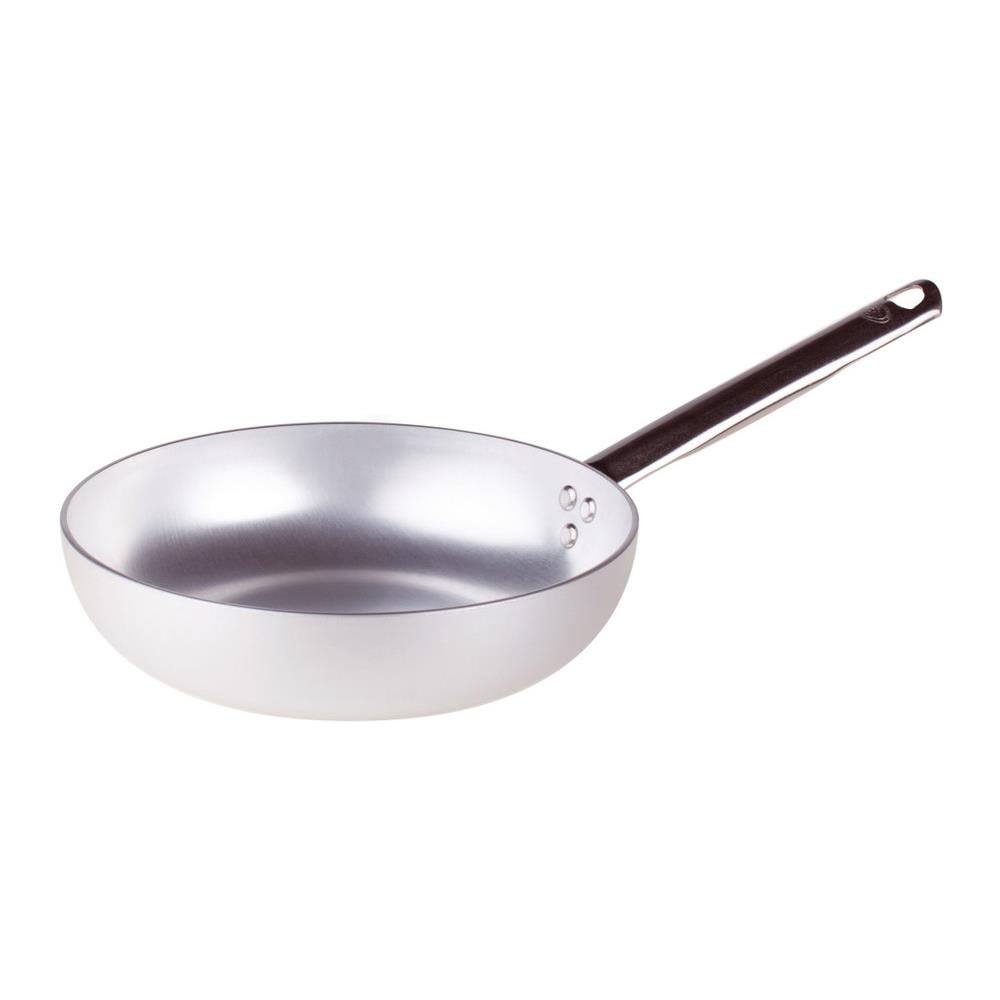 Padella Svasata Alta 1 Manico Diametro 28 cm - Linea Alluminio 3 mm - Foto 5