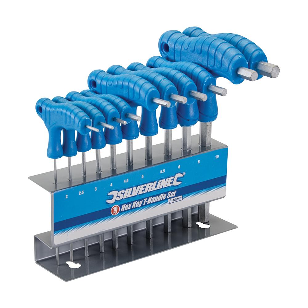 Set Di Chiavi Esagonali Con Impugnatura T A 10 Pezzi - Foto 2