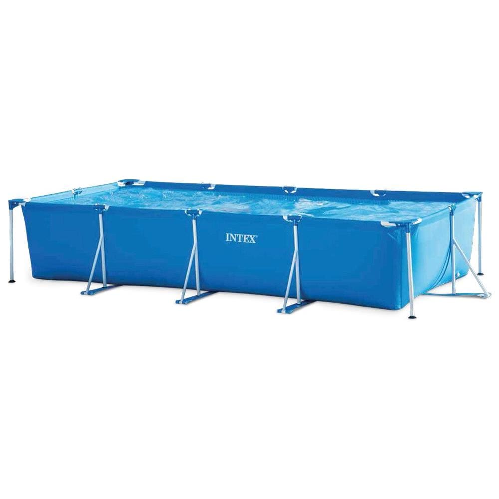 Piscina Rettangolare 28273 Frame Senza Filtro Dimensioni 450x220x84 cm Capacità 7127 Litri - Foto 1