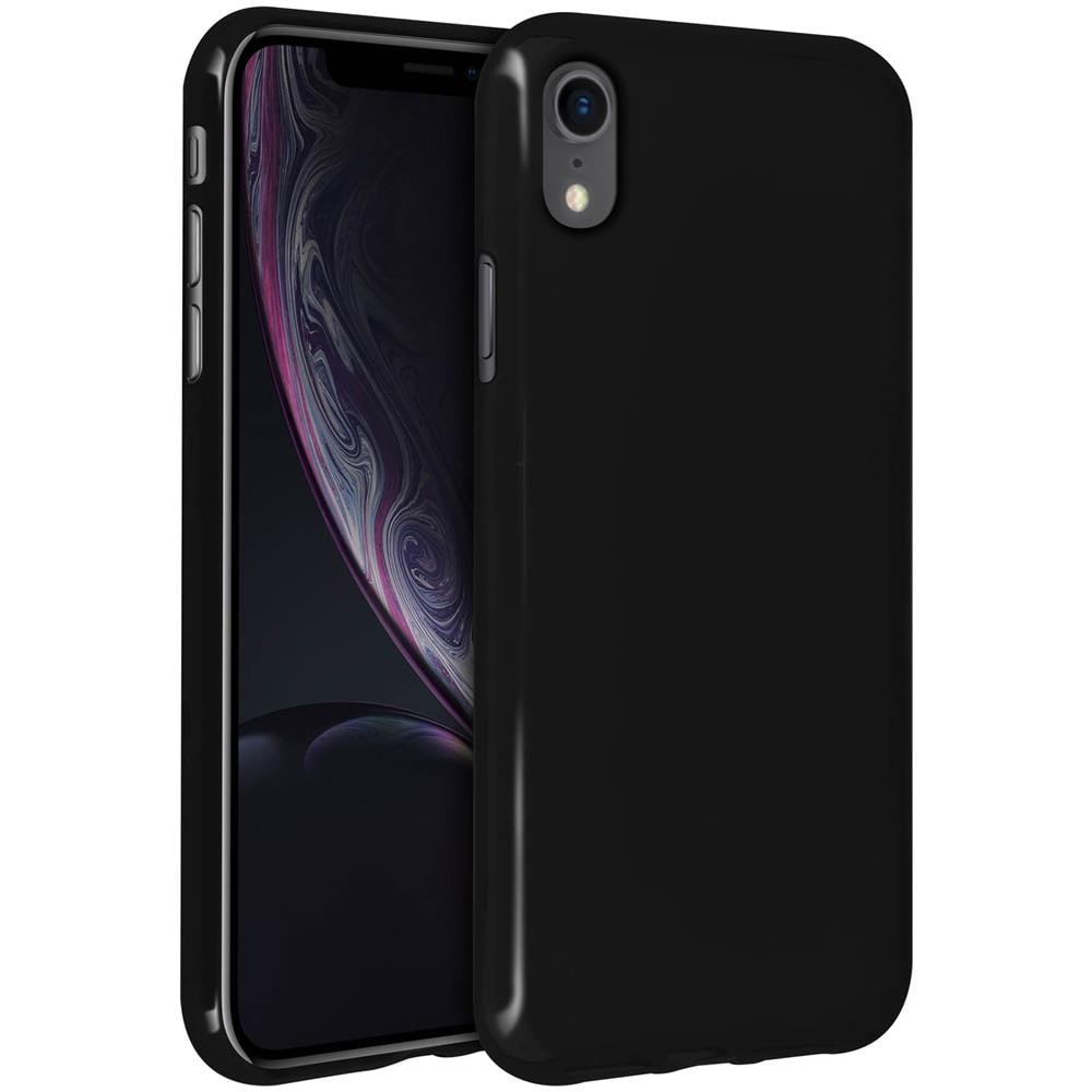 Cover Iphone Xr Silicone Gel Morbido Contorno Glossy Nera - Foto 2