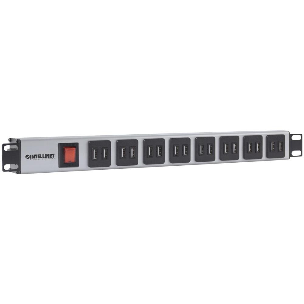 ver Multipresa Per Rack 16 Uscite Usb Tipo A Silver - Foto 6