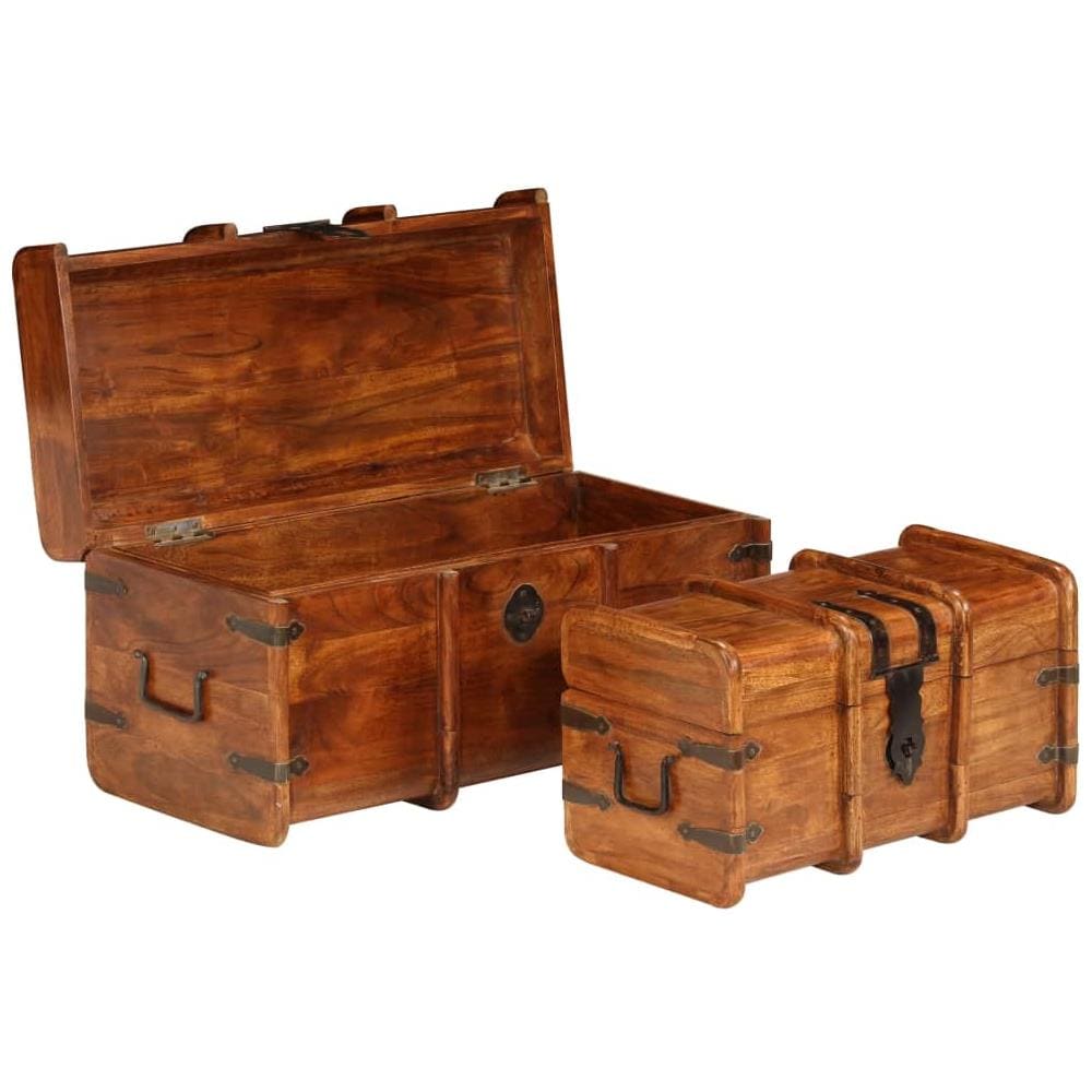 Tavolino da Salotto in Legno Massello 110x60x45 cm - Foto 7
