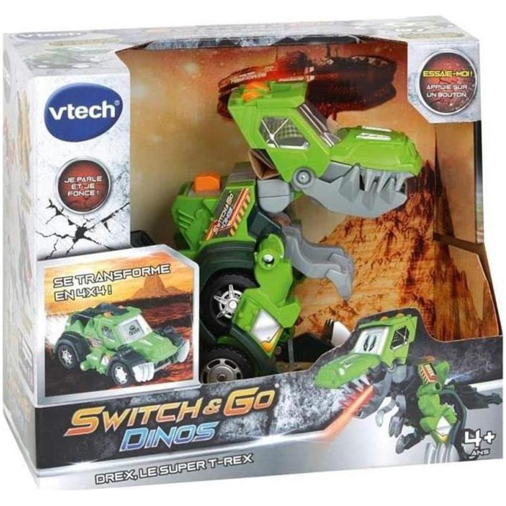 Switch & Go Dinos-drex Auto / Dinosauro, 80-197205, Multicolore - Foto 6