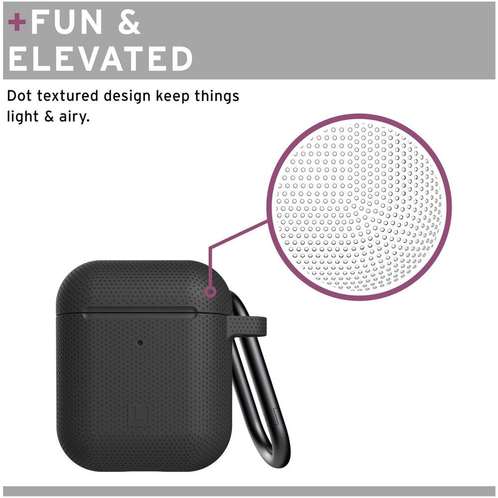 Custodia In Silicone Per Apple Airpods U, Nera - Foto 2