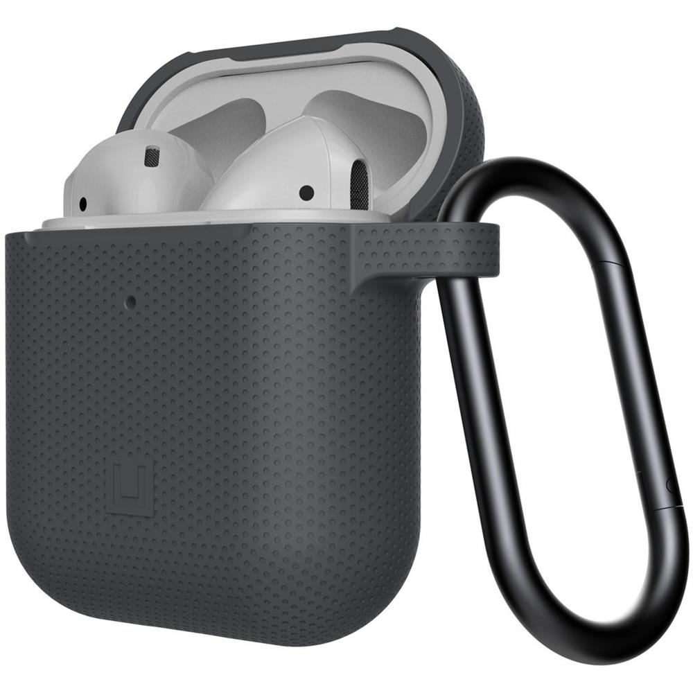 Custodia In Silicone Per Apple Airpods U, Nera - Foto 1