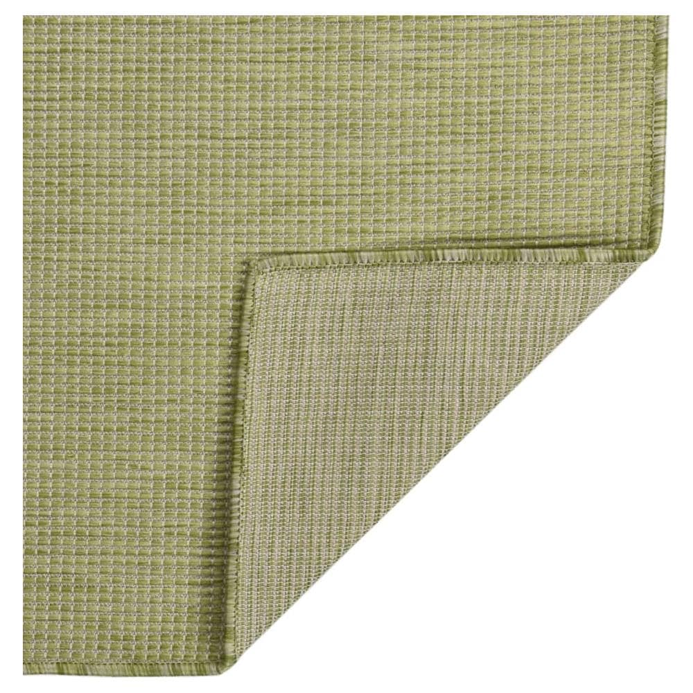 Tappeto Da Esterni A Tessitura Piatta 160x230 Cm Verde - Foto 2