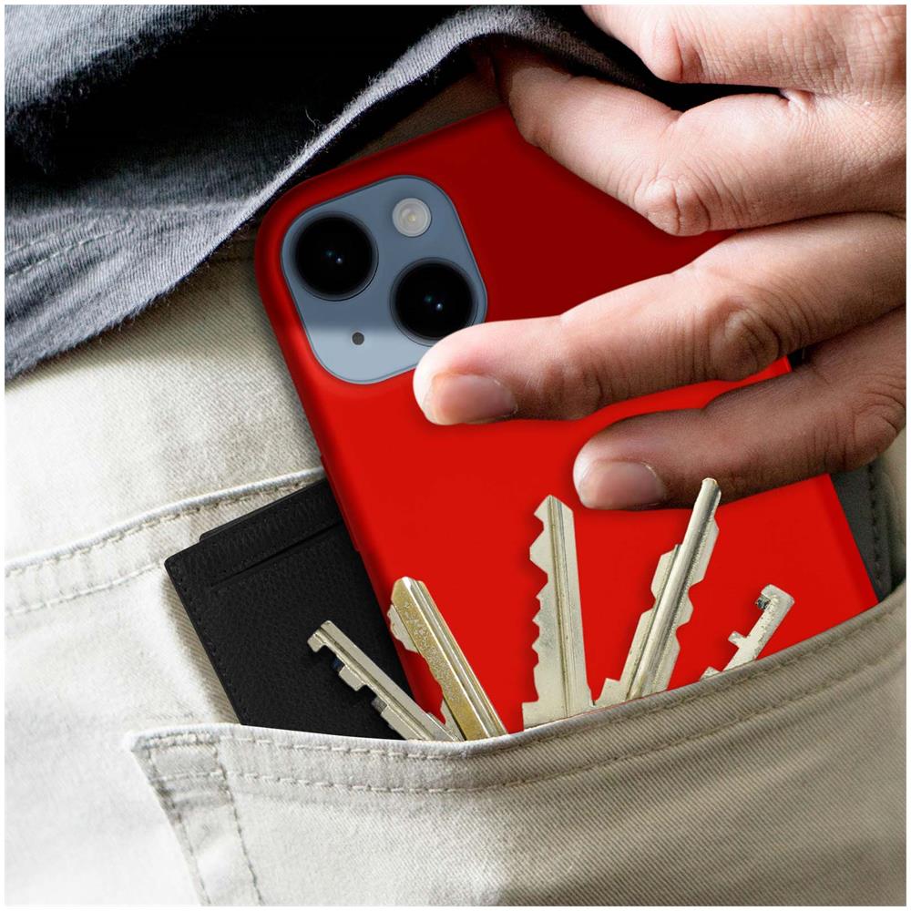 Cover Per Iphone 14 Plus In Silicone Semi-rigido Soft-touch Rossa - Foto 2