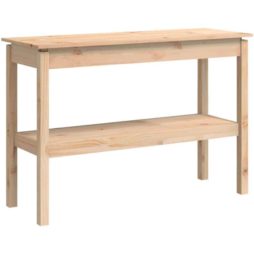 Tavolo Consolle 110x40x75 Cm In Legno Massello Di Pino - Foto 1