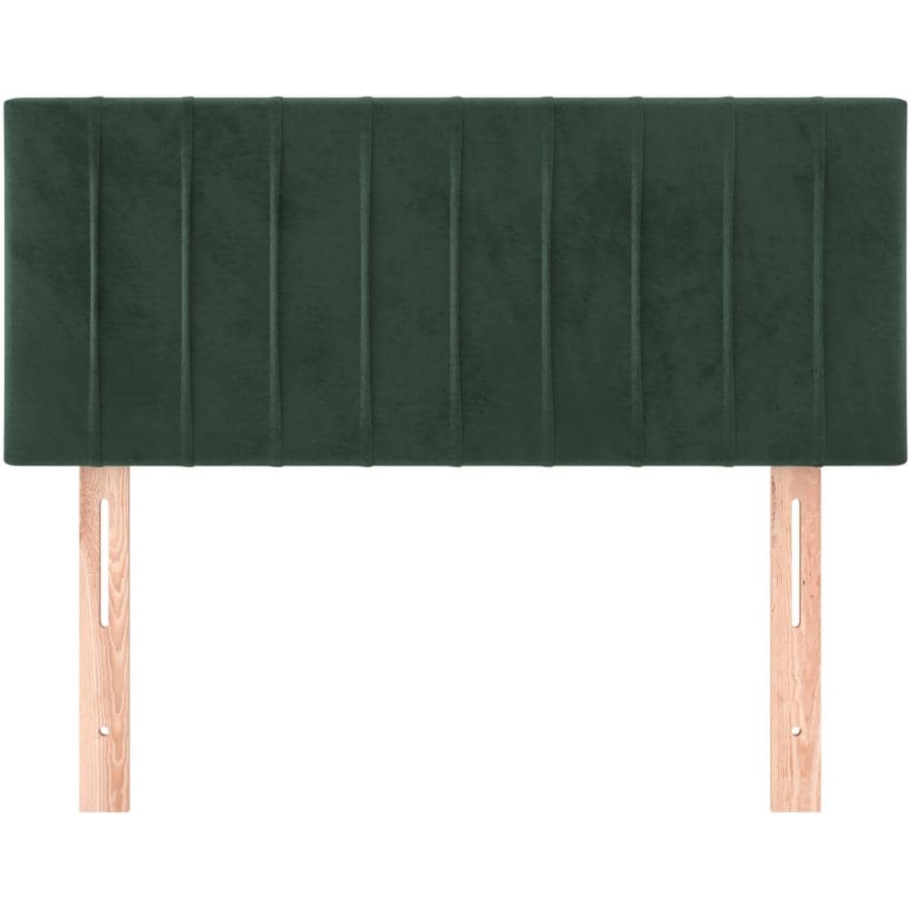 Testiera Verde Scuro 100x5x78/88 Cm In Velluto - Foto 3