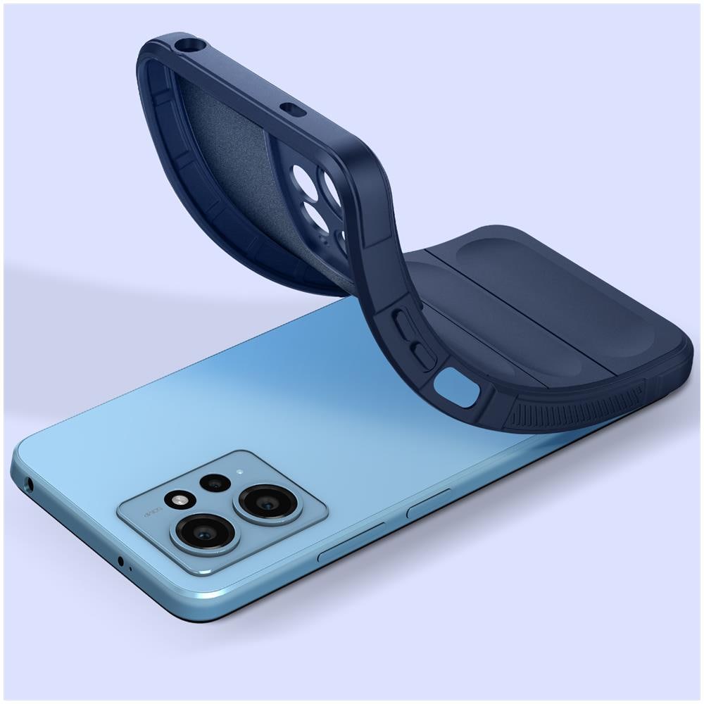 Cover Per Xiaomi Redmi Note 12 4g In Silicone Gel Flessibile E Resistente Blu - Foto 5