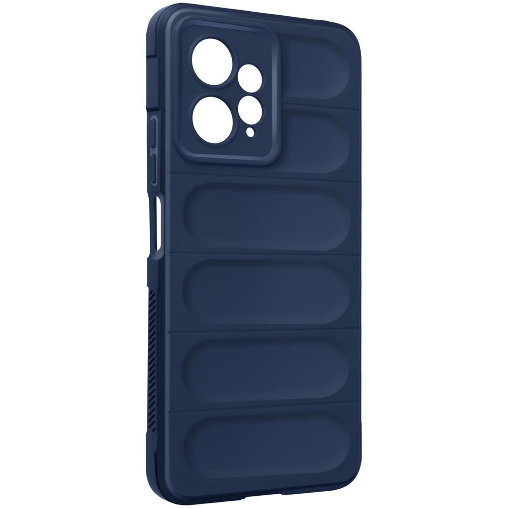 Cover Per Xiaomi Redmi Note 12 4g In Silicone Gel Flessibile E Resistente Blu - Foto 1