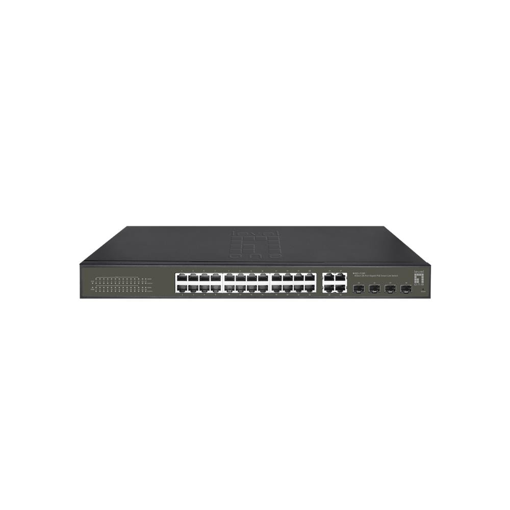 GES-2128P switch di rete Gestito L2 Gigabit Ethernet (10/100/1000) Supporto Power over Ethernet (PoE) Nero - Foto 1