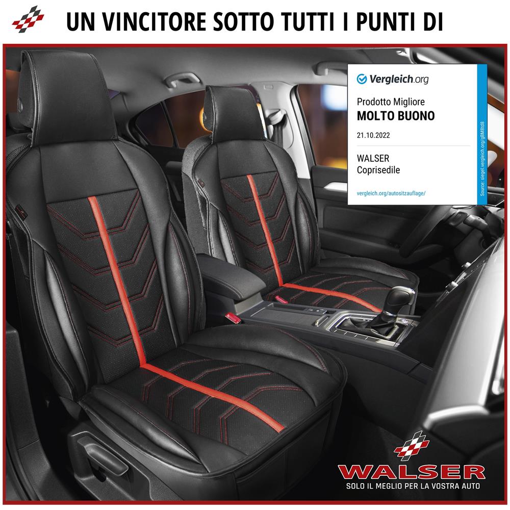 Coprisedili Auto Kimi Nero /rosso - Foto 7