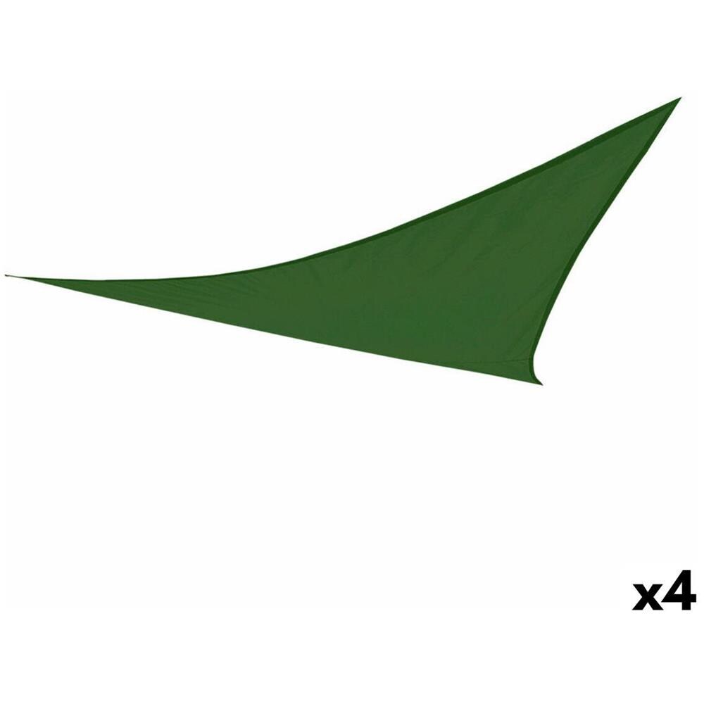 Tenda Aktive Triangolare 500 X 0,5 X 500 Cm Poliestere Verde (4 Unità) - Foto 1