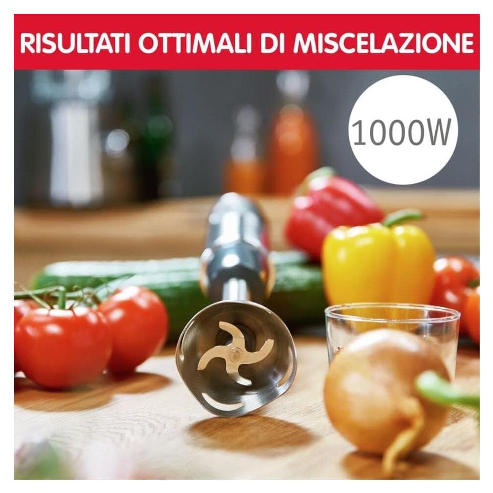 Frullatore ad Immersione DD65A810 Capacità 0.8 Litri Potenza 1000 Watt Colore Nero, Acciaio Inossidabile - Foto 4