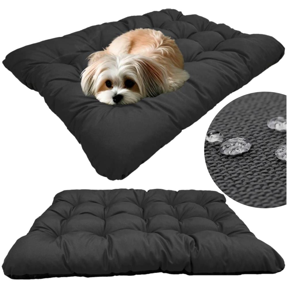 80x60 cm PRESTIGE Cuccia per cani impermeabile personalizzabile Nero - Foto 1