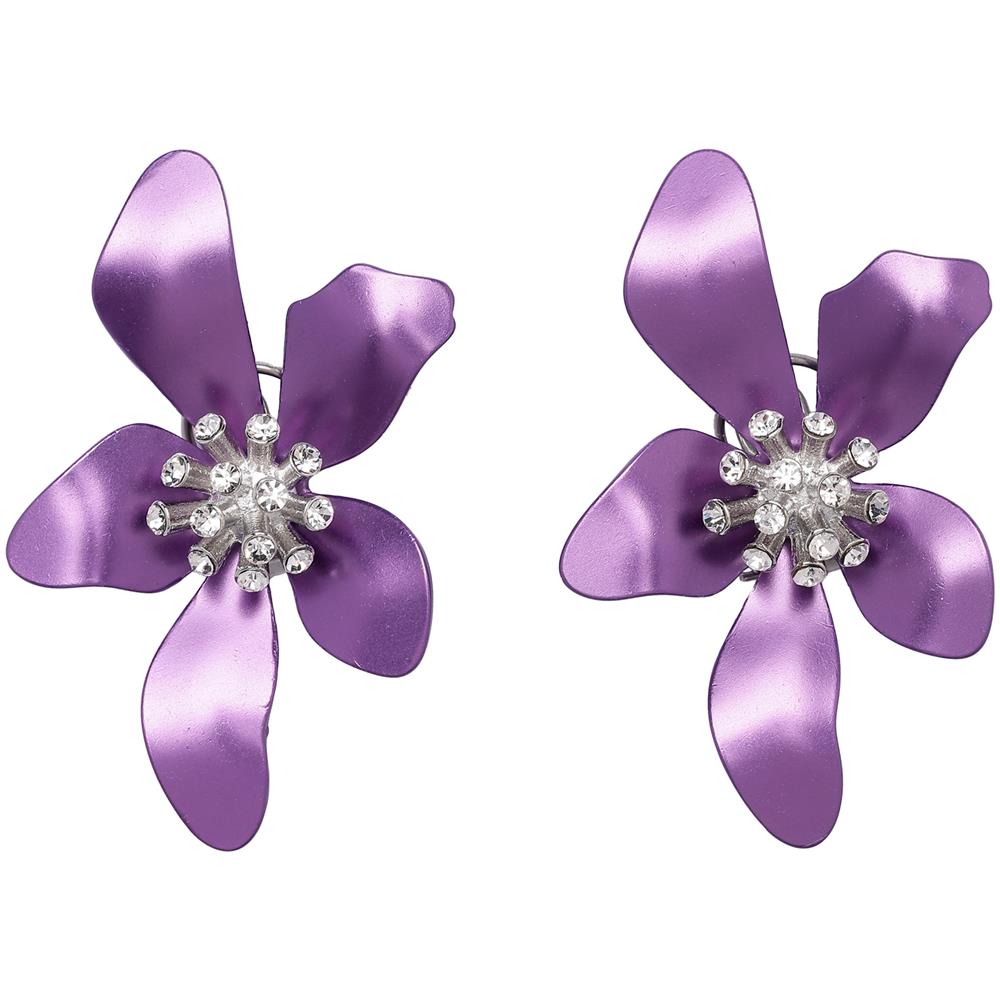 Orecchini a Bottone Floreali - Foto 1