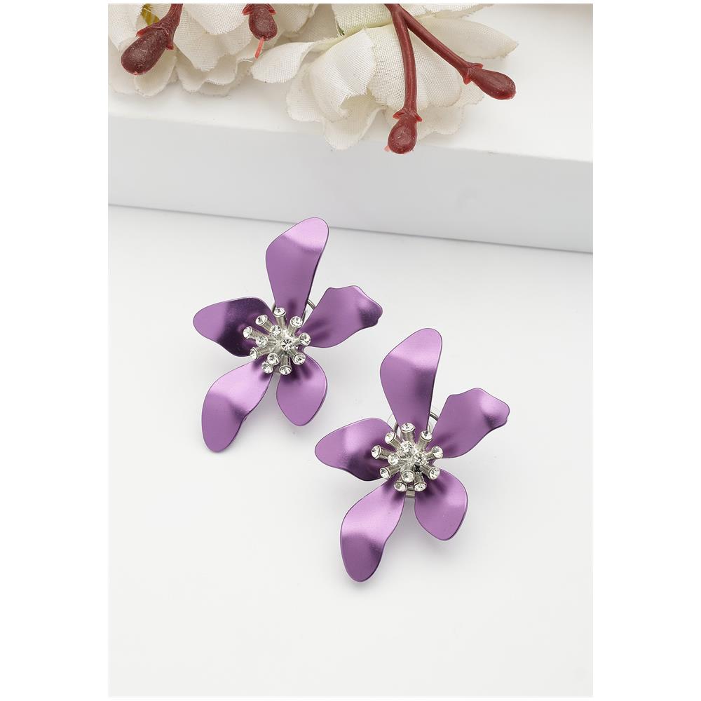 Orecchini a Bottone Floreali - Foto 2