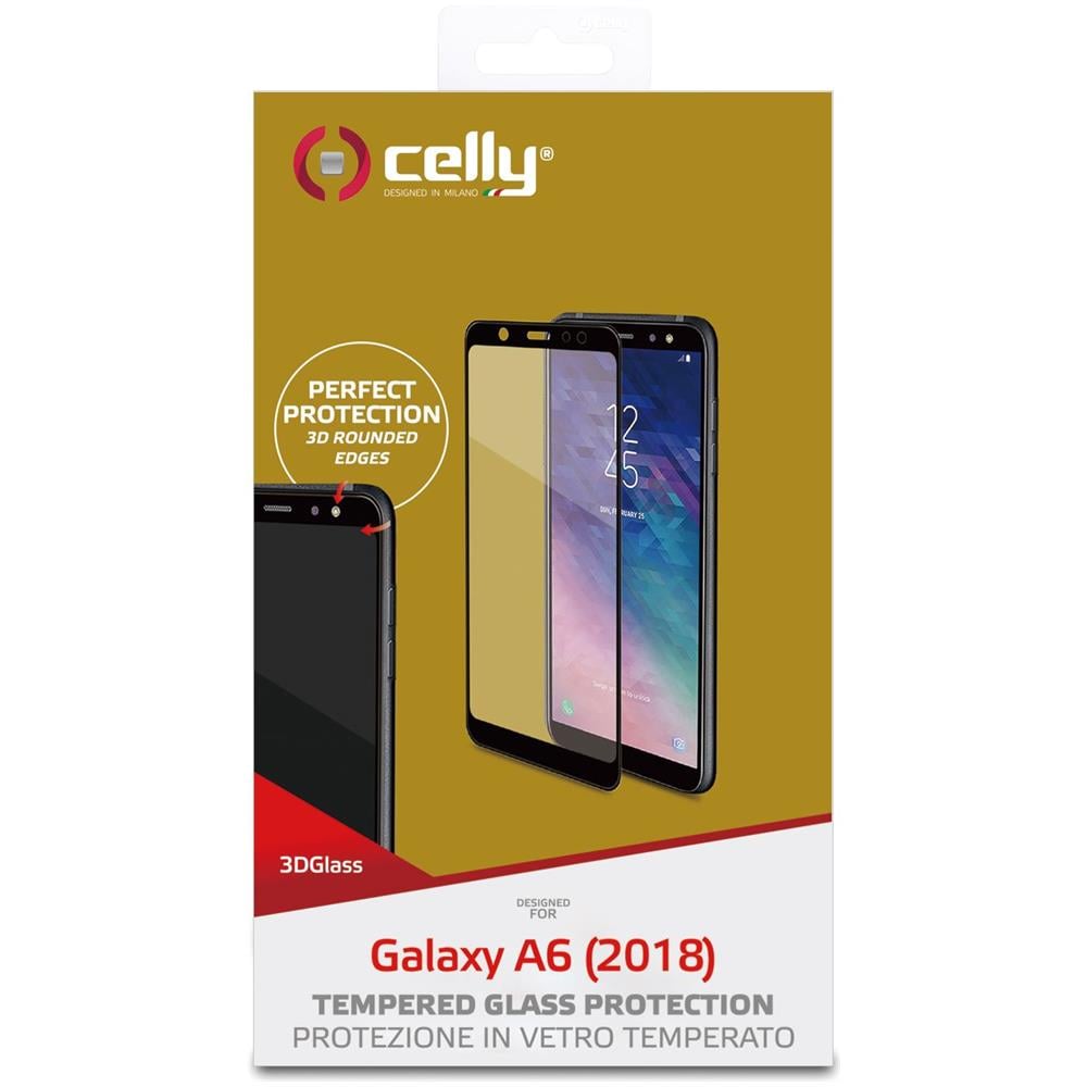3d Glass Galaxy A6 (2018) Black - Foto 1