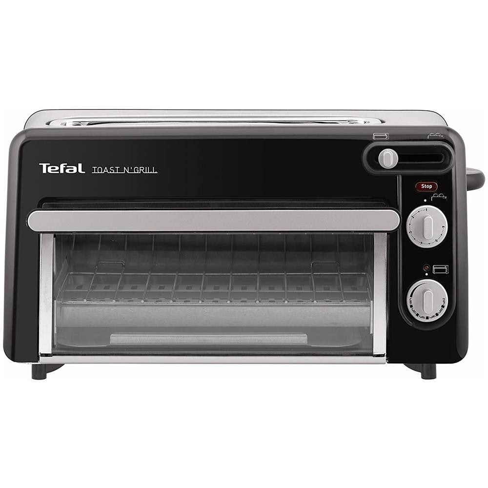 Tostapane 2 in 1 TL 6008 a 2 Fette Potenza 1300 W Colore Alluminio / Nero - Foto 2