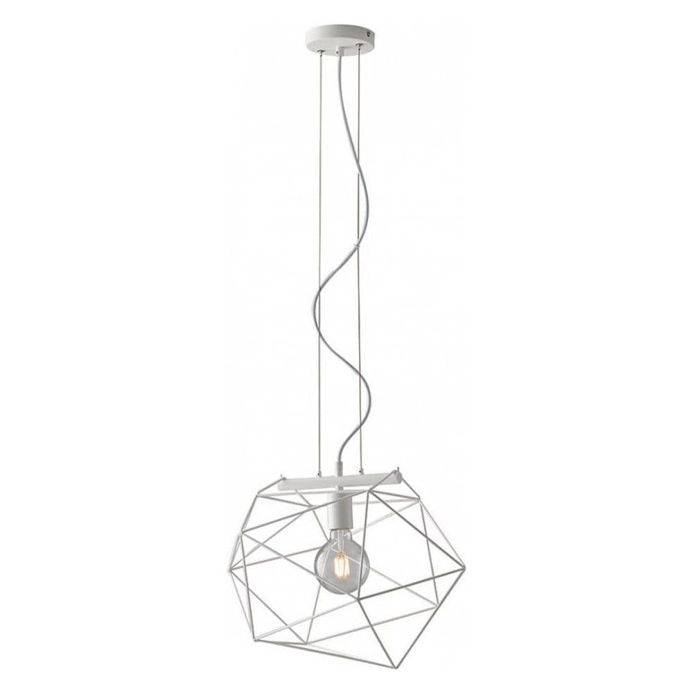 Lampadario Abraxas Bianca 1xe27 40,5x29,5x32,5cm - Foto 1