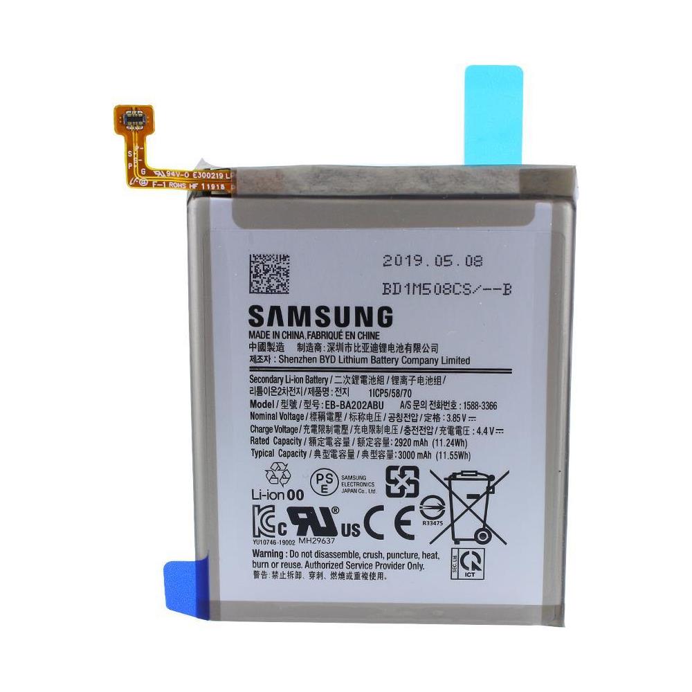 BATTERIA ORIGINALE PER SAMSUNG GALAXY A20E A202F EB-BA202ABU GH82-20188A SERVICE PACK - Foto 1
